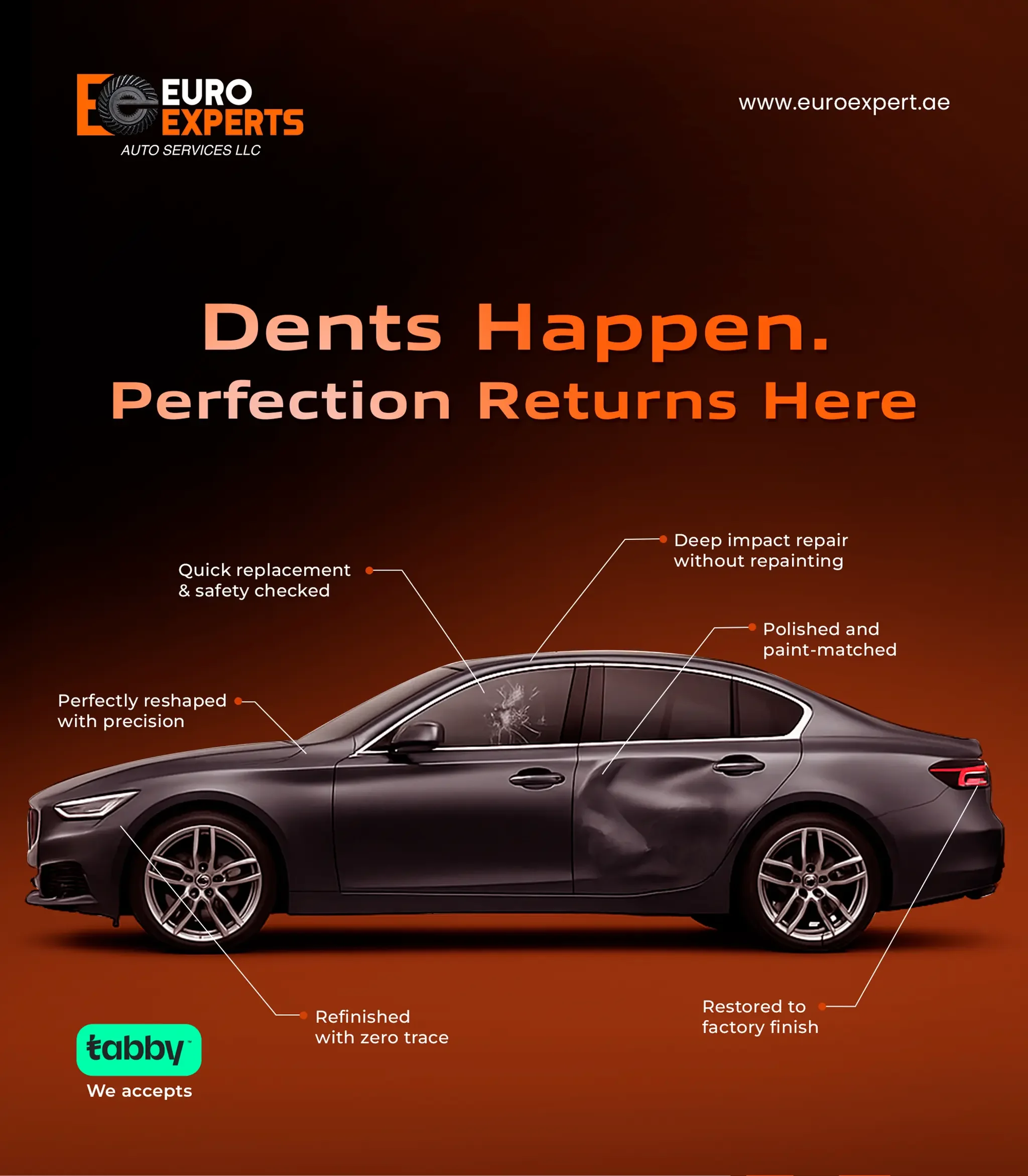 Paintless Dent Repair Experts Dubai