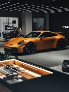 Porsche car maintenance